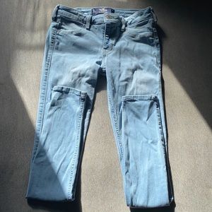 Light blue jeans by Hollister, skinny jeans, jeggings